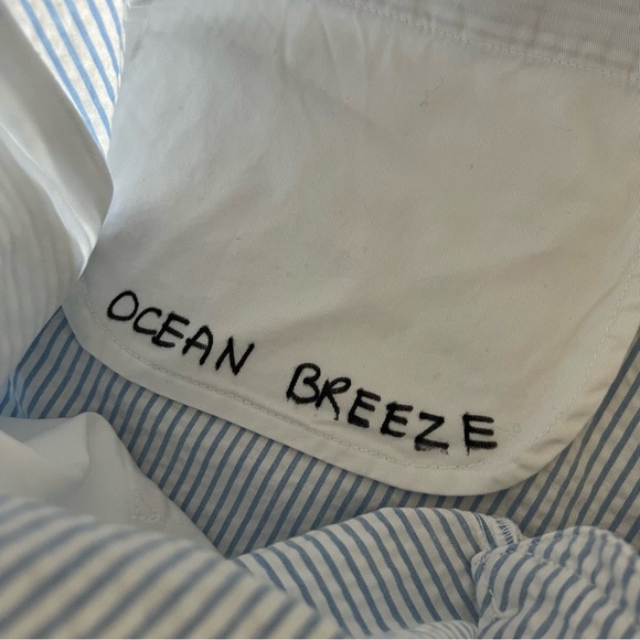 Vineyard Vines Breaker Pants Mens 38x28 Seersucker Stripe Preppy Coastal - Picture 9 of 13